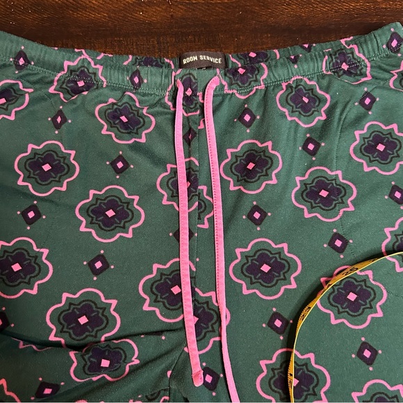 Room Service Patterned Pajama Set - Picture 10 of 15